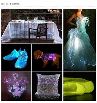 Led svjetlo plastična vlakna za dekoraciju